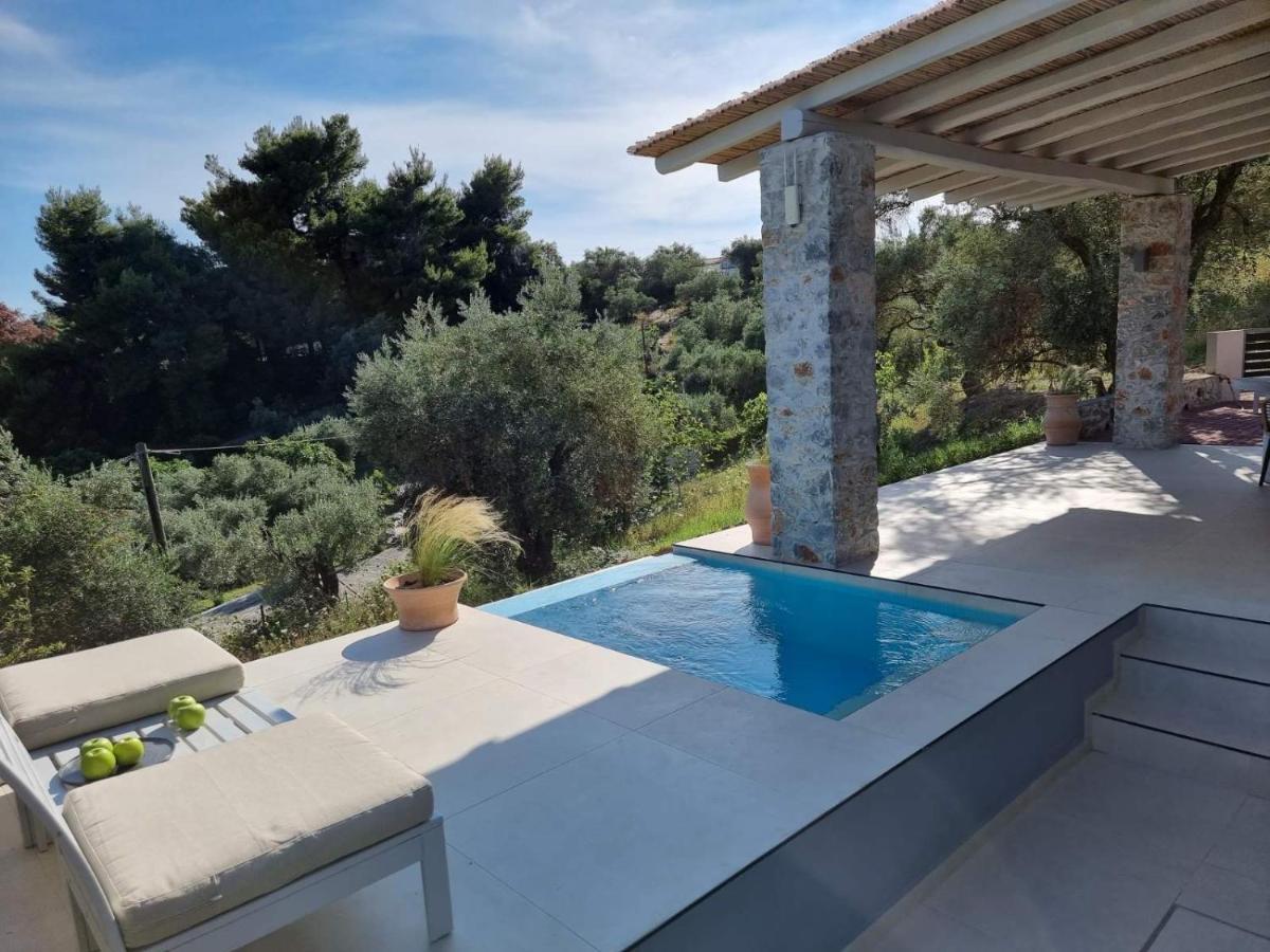 Stone Build Suite With Private Pool Kolios Zewnętrze zdjęcie