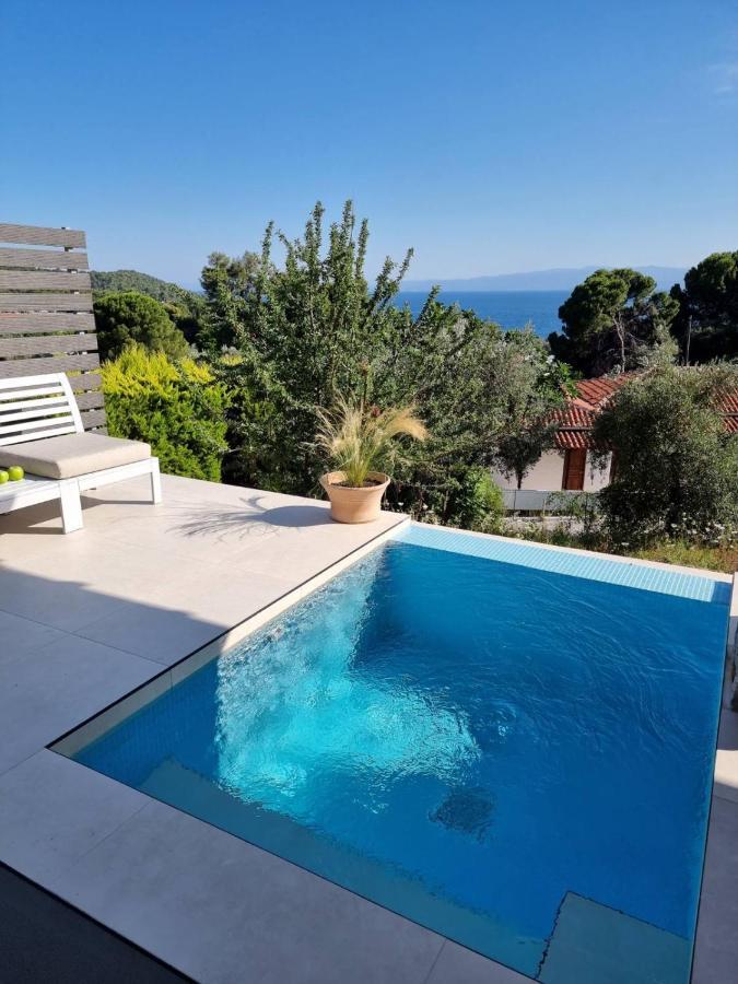 Stone Build Suite With Private Pool Kolios Zewnętrze zdjęcie