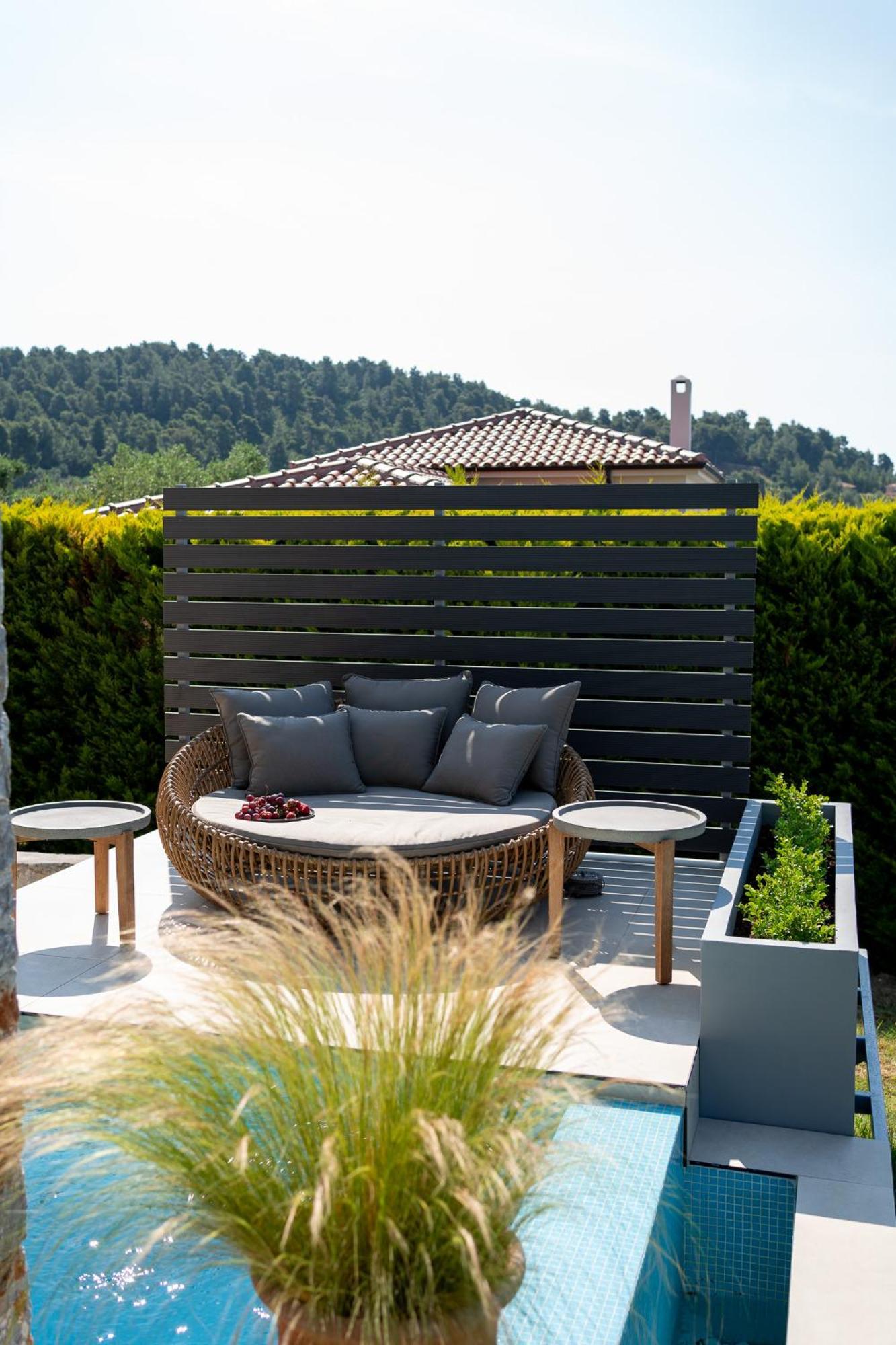 Stone Build Suite With Private Pool Kolios Zewnętrze zdjęcie